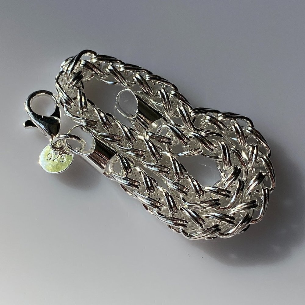 Wide Horsewhip Woven Bracelet